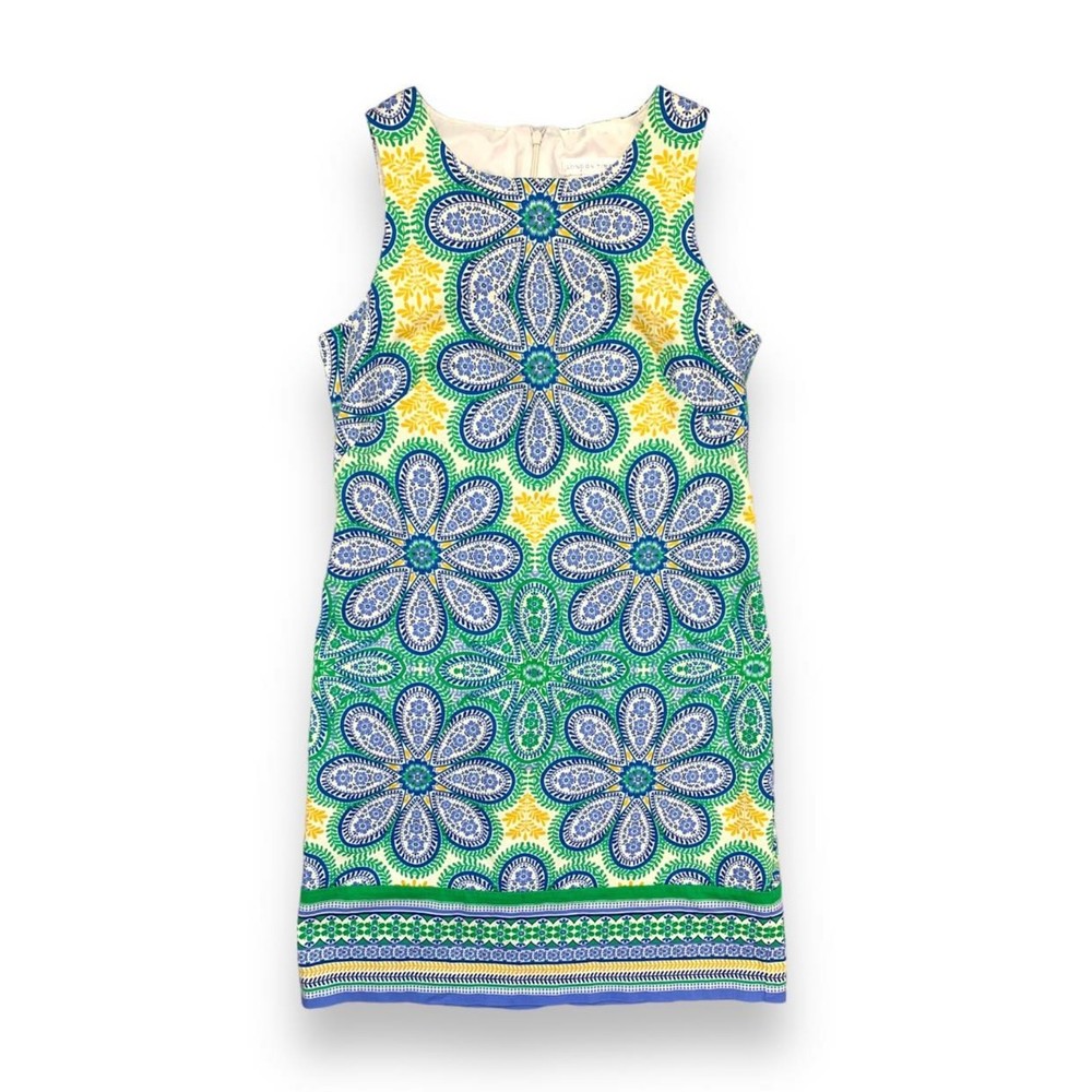 London Times Light and Airy Sleeveless Floral Print Summer Dress - Size 4